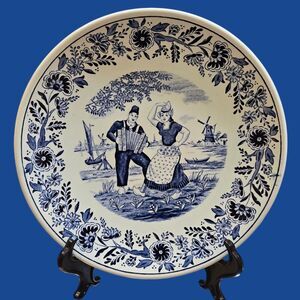 Delfts Royal Sphinx by Boch - Belgium - Delft Blue 8-Inch Round Dutch Wall Plate